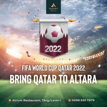 Join World Cup 2022 with football match live event at Atrium Restaurant